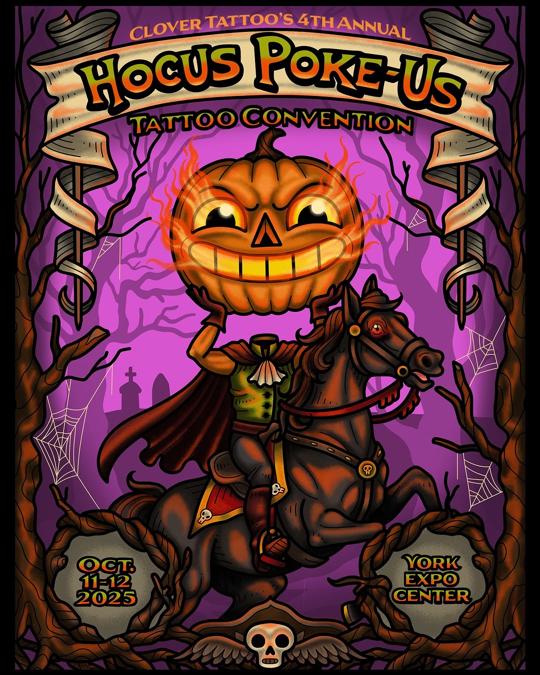 2025 Hocus Poke-Us fourth annual convention artwork